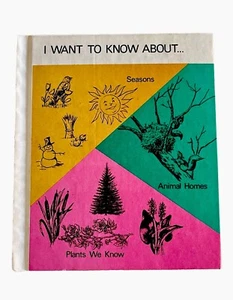 Vintage 1972 I Want To Know About Animal Babies Volume 1 Hardcover Book - Picture 1 of 11