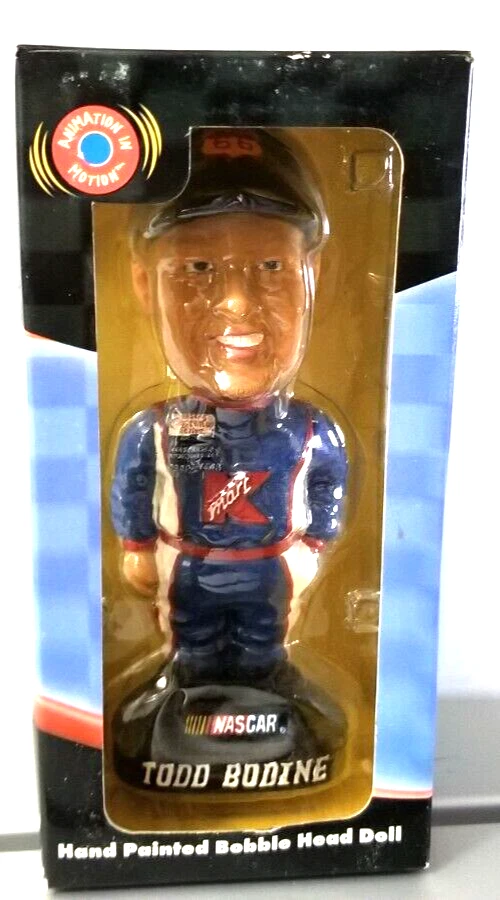 NASCAR Bobble Dobbles Bobblehead K-Mart #66 Todd Bodine Animación Movimiento 2001 Foto 1 de 4