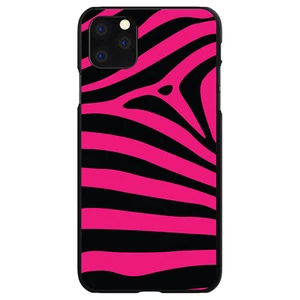 Hard Case Cover for iPhone / Samsung Galaxy Black Hot Pink Zebra Skin Stripes - Picture 1 of 38