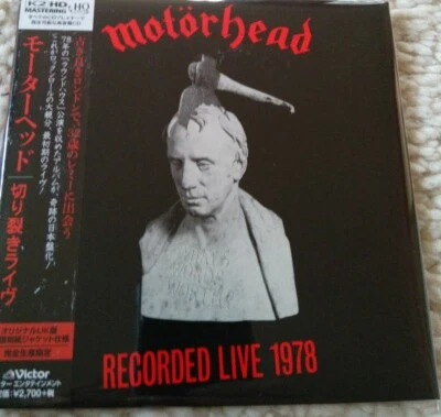 Motörhead - Recorded Live 1978  Japan MINI LP CD K2HD HQCD MOTORHEAD NEU - Bild 1 von 2