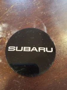 1995-1997 Subaru Legacy Center Cap Decal Silver/Black - Picture 1 of 2
