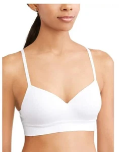 Sujetador sin costuras inalámbrico No Boundaries Juniors Light Lift blanco ártico talla XXL - Imagen 1 de 2
