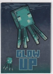Tarjeta coleccionable Panini Minecraft Time to Mine n.º 43 Glow up - Imagen 1 de 2