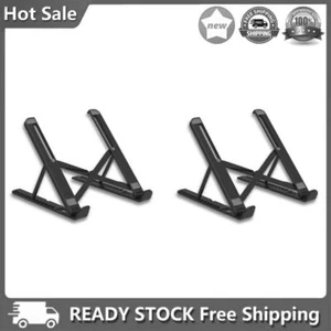 Foldable Holder Adjustable Tablet Stand Bracket for Laptop Phone (Black) - Afbeelding 1 van 10