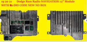 Módulo Uconnect4 de radio navegación Dodge Ram 19 20 21 PARA PANTALLA DE 12" OEM - Imagen 1 de 3