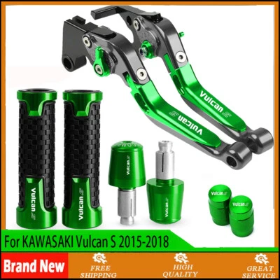 CNC Motorcycle Handle Grips Brake Clutch Levers For Kawasaki Vulcan 650S EN650 - Image 1 of 4