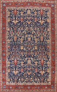 Artisanal Beauty Handmade Heriz Serapi Oriental Living Room Wool Carpet 10x14 ft - Picture 1 of 21
