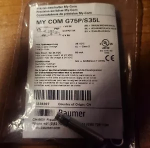 BAUMER MY COM G75P/S35L SWITCH (NEW IN PACKAGE) - Picture 1 of 4