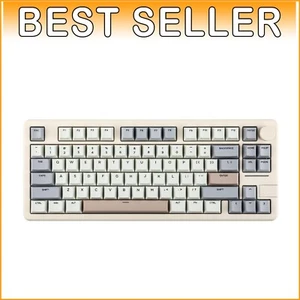 Durable 75% Aluminum Gaming Keyboard - Bluetooth, USB-C & Anti-Ghosting Features - Picture 1 of 10