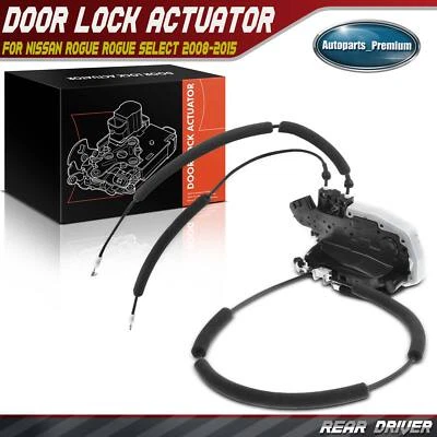 Actuador de bloqueo de puerta para Nissan Rogue Rogue Select 2008 2009-2015 conductor trasero izquierdo Foto 1 de 4