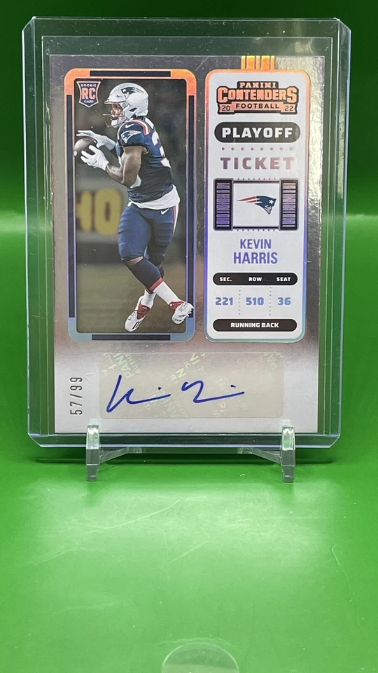 2022 Panini Contenders Playoff Ticket Autograph Auto #238 Kevin Harris /99 RC - Image 1 of 2