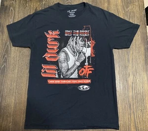 Lil Durk T Shirt Mens Medium Black Graphic Print OTF Rap Tee Hip Hop Rapper - Picture 1 of 4