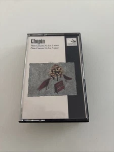 CHOPIN PIANO CONCERTOS No.1 & No.2 CLASSICAL CASSETTE TAPE Tested! VGC - Picture 1 of 6