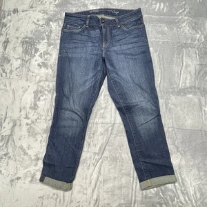 Tommy Hilfiger Damen Boyfriend Jeans Gr. 8 Crop Ankle Straight Leg Blau - Bild 1 von 9