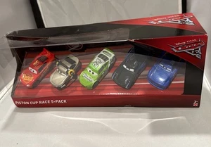 Disney Pixar Cars 3 Piston Cup Race 5 Pack w/Shannon Spokes New Damaged Box - Picture 1 of 8
