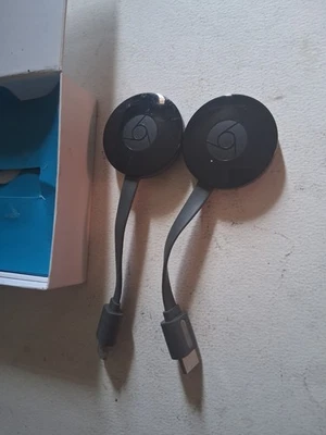 2 Google Chromecast 2nd Generation 1080p Portable Media Streamer (NC2-6A5) C1 - Image 1 of 3