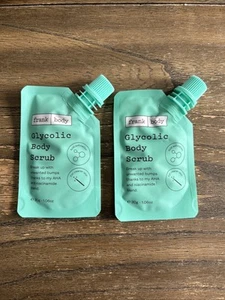 2x Frank Body Glycolic Body Scrub  1.06 oz / 30 g  Each Deluxe Travel Size NEW - Picture 1 of 4