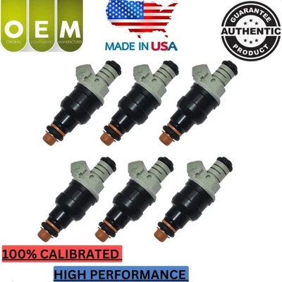 Conjunto OEM de 6 novos injetores de combustível Bosch compatível com 90-95 Ford Taurus Mercury Sable 3,8L - Imagem 1 de 4