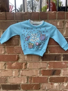 Vintage Garanimals 80er Jahre Größe 2T Kindergeburtstag Sweatshirt - Bild 1 von 4