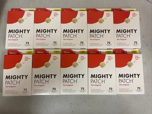 10 Pack - MIGHTY PATCH Hero Cosmetics - Original, Pack of 72 Pimple Patches - Picture 1 of 3