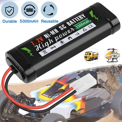 7,2V 5000mAh Wiederaufladbar Akku Ni-MH Pack RC-Akku Tamiya-2P Stecker - Bild 1 von 4