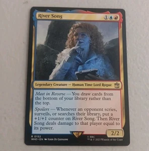 River Song - Doctor Who Commander Magic The Gathering casi nuevo  - Imagen 1 de 2