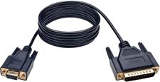 Tripp Lite Model P456-006 6 ft. Null Modem DB9F to DB25M Gold Cable F-M