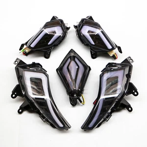 Front Rear LED Turn Signal Tail Brake Light Fit for YAMAHA TMAX530 2012-2016 - Imagen 1 de 11