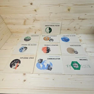 Lot of 10 Guides For Teachers 1960s World Book Encyclopedia Vtg History Science - Picture 1 of 9