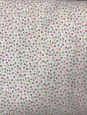 2 YDS FABRIC CELEBRATE SPRING SANDY GETVAIS “WASHED” Dots QUILT 42” WIDE Free Sh