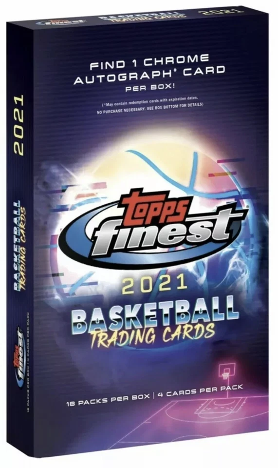 2021 Topps Finest Basketball 582 Montgomery Presale SEALED BOX - Image 1 of 1