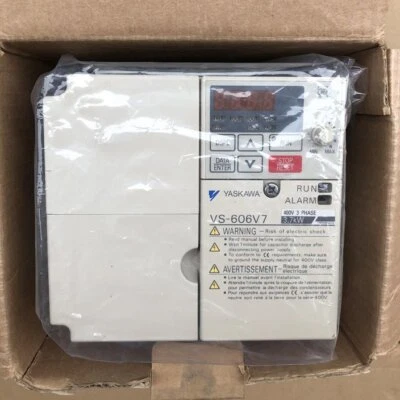 one yaskawa new VS-606V7 CIMR-V7AT41P5 Frequency converter FREE SHIPPING - Image 1 of 3