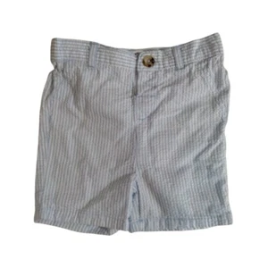 Crown & Ivy Baby Boy Shorts Size 24 Months Pull On Blue Stripe Preppy Easter - Picture 1 of 3