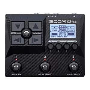 ZOOM G2 FOUR Multi Effects & Amp Emulator Layer IR Guitar Effect Pedal New - Picture 1 of 4