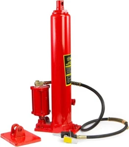 8 Ton Air/Hydraulic Long Ram Jack Piston Ram 8-Ton Capacity Cherry Crane Shop En - Foto 1 di 6
