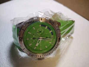 New Nautica Lime Green Silicone Strap, Lime Green Face Watch 14N02N506GA1R10 #38 - Picture 1 of 4