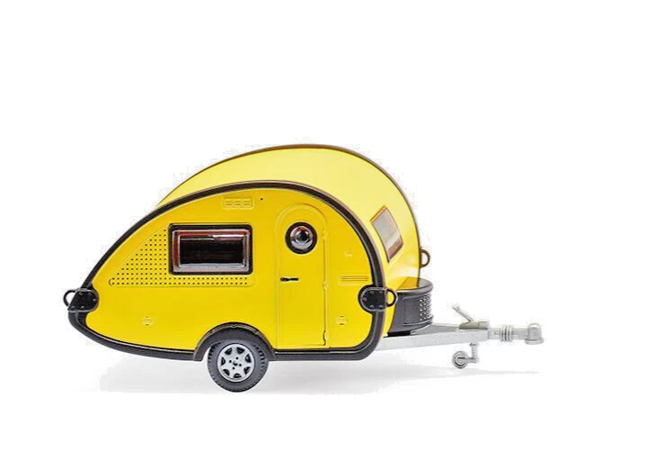 WIKING 09236 Caravana (T @ B) - Amarillo/Negro, Ho, Nuevo 2023 - Imagen 1 de 1