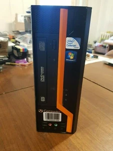 PC Bureau GATEWAY DS10G Intel Celeron E3400 à 2.60GHz 160Go 4Go Windows 10 Pro - Imagen 1 de 6