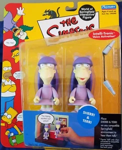 SERIE 8 SIMPSONS SHERRI UND TERRI ACTIONFIGUR PLAYMATES NEUWERTIG IN VERPACKUNG - Bild 1 von 2