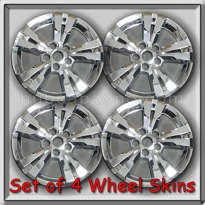 4 Chrome Wheel Skins Hubcaps 17" 2014-2015 Chevy, Chevrolet Equinox Wheel Covers - Image 1 of 3