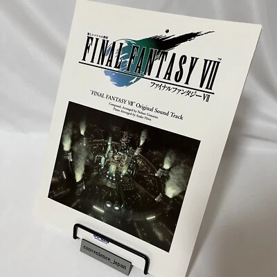 Final Fantasy VII 7 Original Sound Piano Sheet Music Book Musical Score FF7 1997 - Image 1 of 4