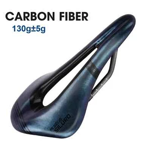 Carbon Fiber Saddle Hollow Comfortable Mtb Road Bike Seats Bike Accessories - Picture 1 of 16