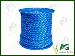 Blue Rope Polypropylene 14MM X 50 Metres On Reel Multistrand - Picture 1 of 1