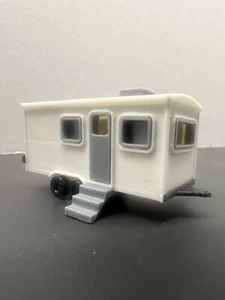 HO - Rimorchio camper/campeggio in scala camper moderno Winnebago 1:87 dettaglio esterno - Foto 1 di 13