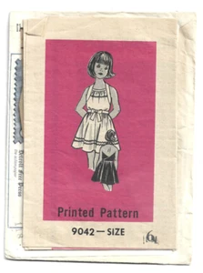 Printed Pattern #9042 Size 6 Children's Wrap Dress Vintage 1979 - Picture 1 of 1
