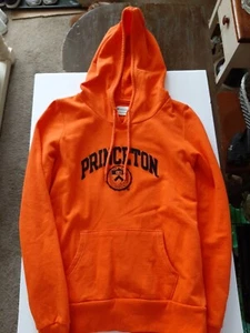Vintage Champion Princeton Orange Hoodie Sweatshirt Small Perfect Girls  - Picture 1 of 6