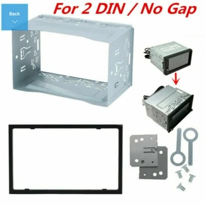 Metallo 2DIN telaio installazione autoradio per VW Bora Polo Passa DVD 181*110mm - Immagine 1 di 4