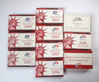 Lot Of (10) Us Mint Silver Proof Sets - 2000 thru 2009 - Orig Govt Pkg