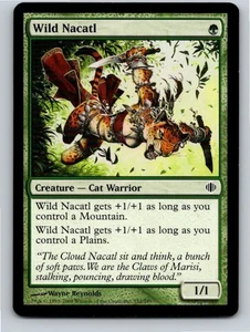 Magic the Gathering Wild Nacatl Shards of Alara MTG Free Shipping! - Picture 1 of 1