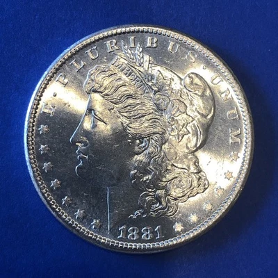 1881 S Morgan Silver Dollar Pristine Gem BU PL Exceptional Uncirculated Beauty - Image 1 of 4